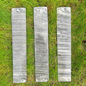 Premium 10" and 12" Fire Storm Handmade Damascus Steel Blank Blade Billet Bar 5cm Wide Bush Crafts Tools Making Bar