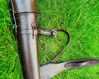 Flacon Hanche équitation Chasse étui Cuir Lenza Traders
