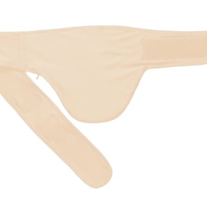 Cintura per stomia verticale morbida beige Cintura di supporto per stomia Cintura di supporto per ernia Cintura per colostomia Cintura per ernia Cintura per urostomia per donne e uomini
