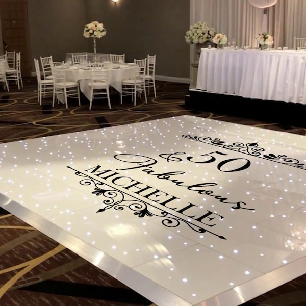 Dance Floor Decal Etsy