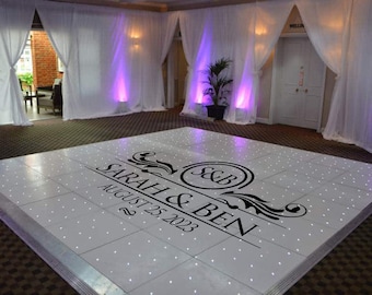 Wedding Sign & Event Vinyl Dance Floor Decal Sticker - Wedding Decal - Vinyl Floor Decal - Custom Wedding Decor - Birthday Quinceañera Decal