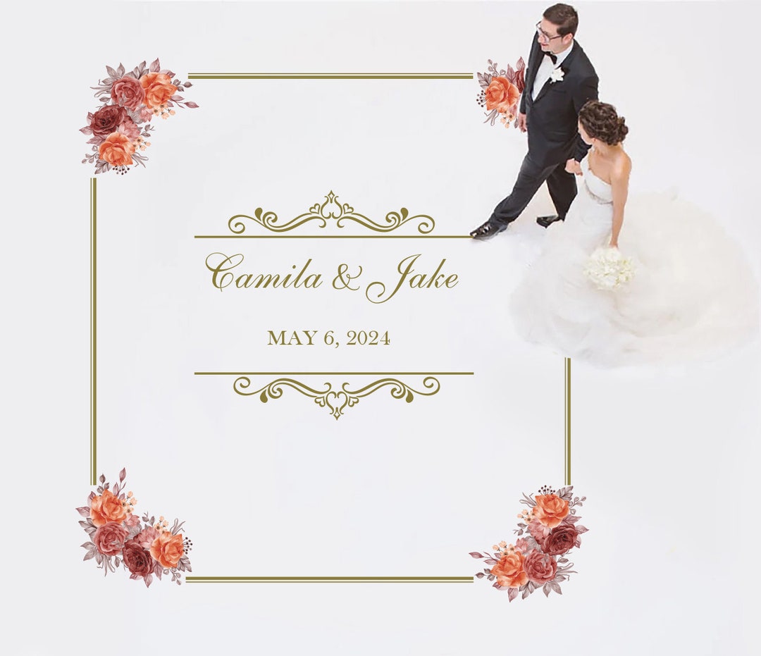 Wedding Sign & Event Dance Floor Decal Sticker - Birthday Vinyl Floor ...