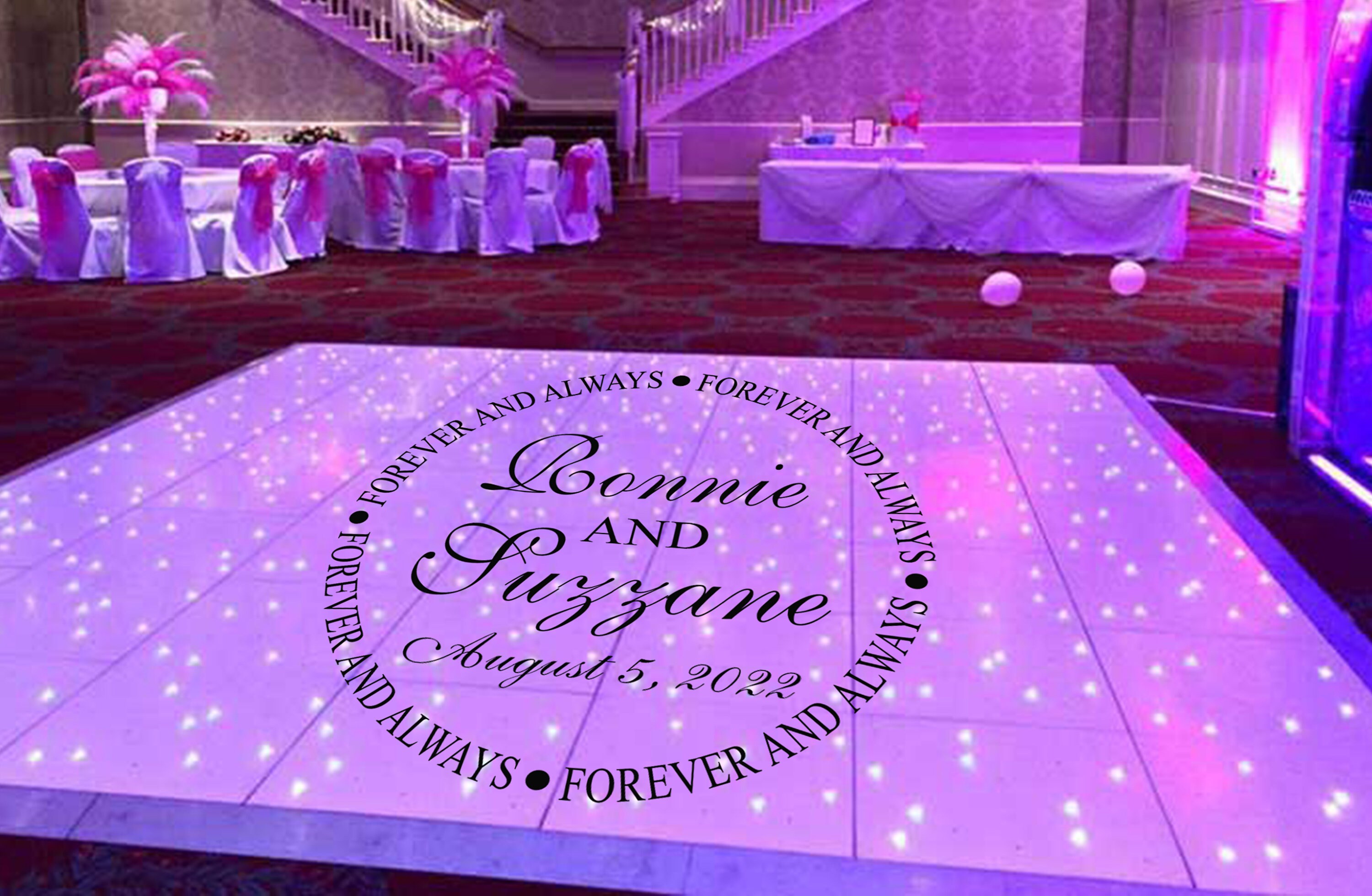 Wedding Dance Floor Decal Sticker Wedding Decal Vinyl Etsy