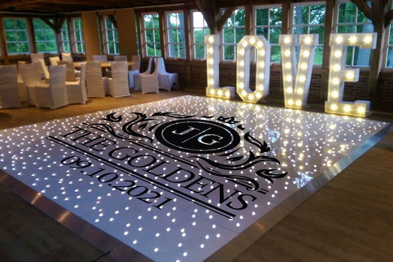 Wedding Dance Floor Decal Sticker Wedding Decal Vinyl Etsy