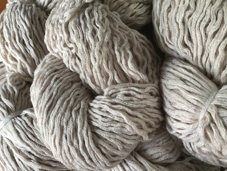 Upcycled Yarn Cotton/nylon/wool Blend 1077 Etsy