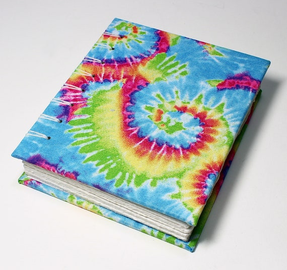 Hand Bound SketchbookJournalBlank Book 5 434 x 4 inches 48 Pages 140# Cold Press Watercolor Paper OOAK Ink Cover Design 22840072111520