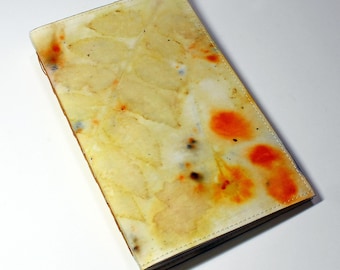 Sketchbook/Journal 80# Drawing Paper Eco-Printed Cover Hand Sewn Binding 96030718102123