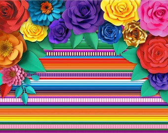 Mexican Fiesta Photography Backdrop Party Photo Background Studio Decoration 