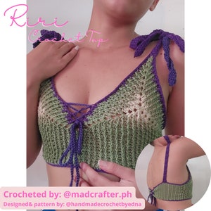 Riri Top- PDF - Crochet Top Written Pattern