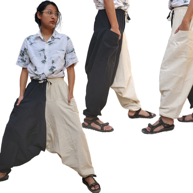 BUTTERFLY TRIPS HAREM TROUSERS