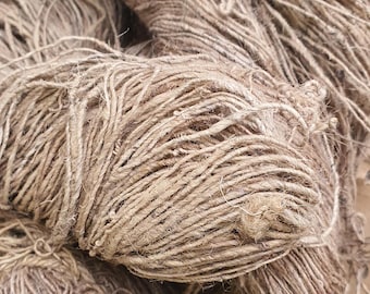 Hand spun Organic nettle Yarn String Twine Himalayan Natural,undyed