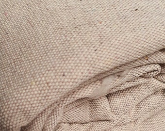 Sustainable Organic Hemp and Recycled Fibre Thick Heavyweight Fabric Textile Upholstery
