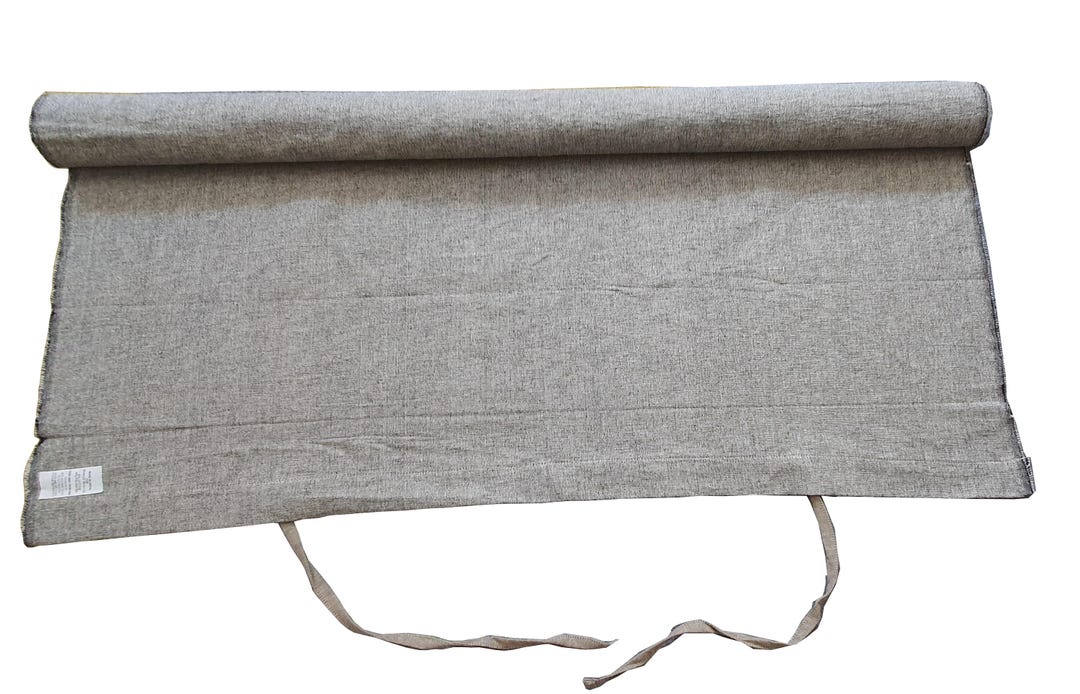 Lsx Rug Wide and Strong Grey Cotton Canvas Yoga Exercise Mat Rug••recycled ...