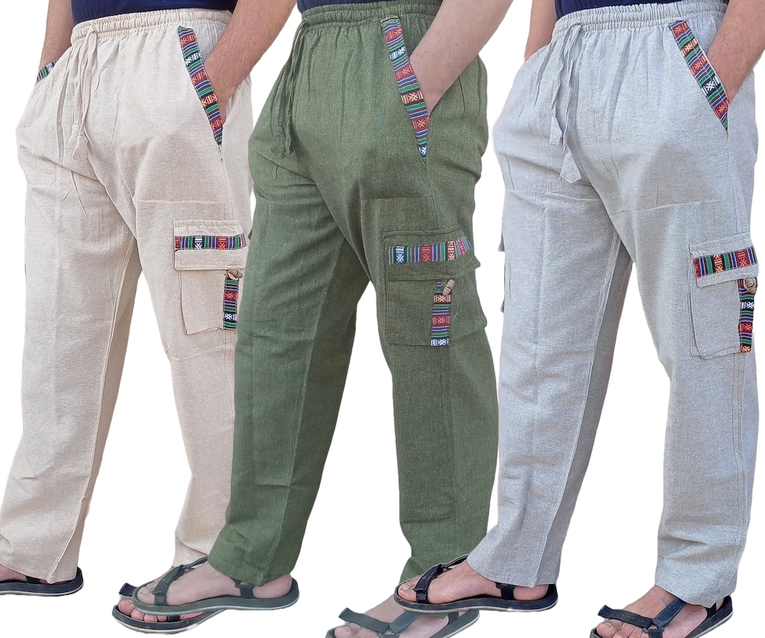 【BAON】Shunfi Cotton Banding Waist Cargo Pants BANDANA CARGO PANTS IN BONE – JONNY COTA