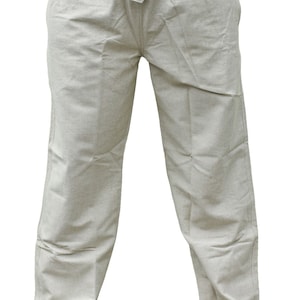 Organic Hemp Cotton Men&#39;s Elasticated Boho Yoga Meditation Casual pyjamas Trousers