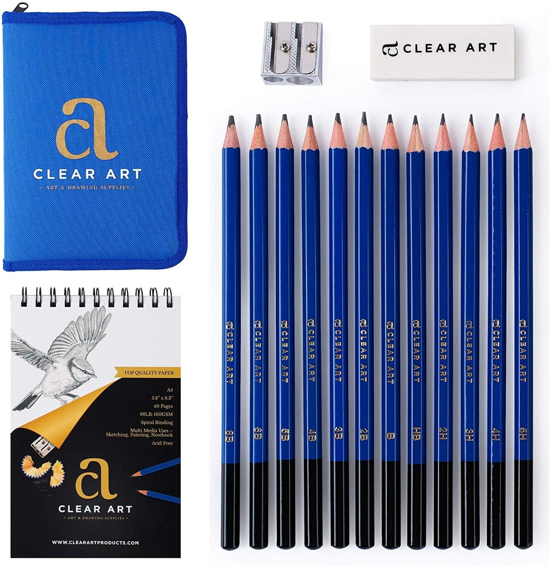 Drawing Kit Drawing Pencils Sketch Pencils 16 Piece Sketch Kit With