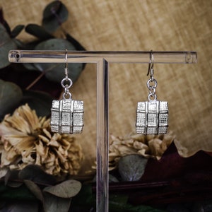 Hand-crafted sterling silver earrings made in Seville Spain