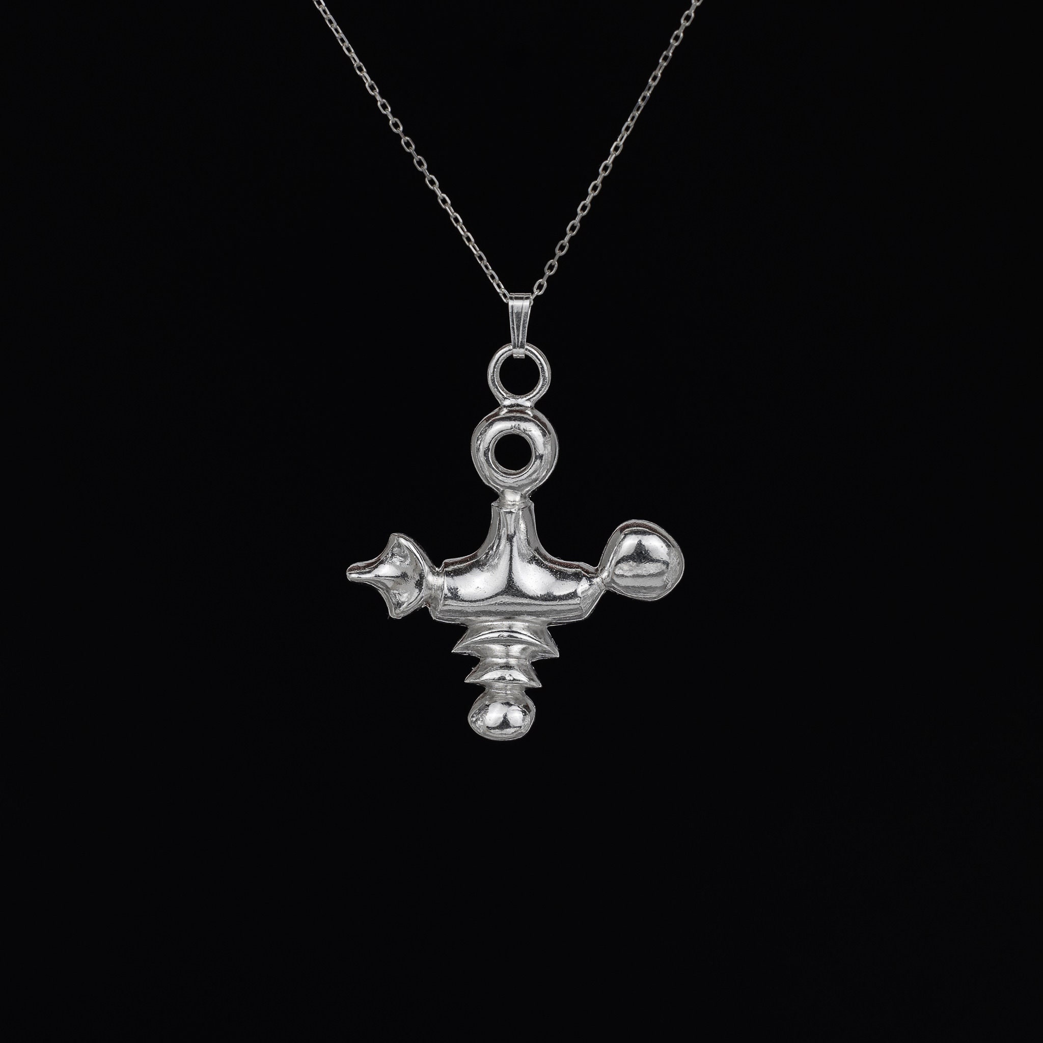 Silver Skeleton Key Necklace | ♋Cancer♋ — Angelic Vortex