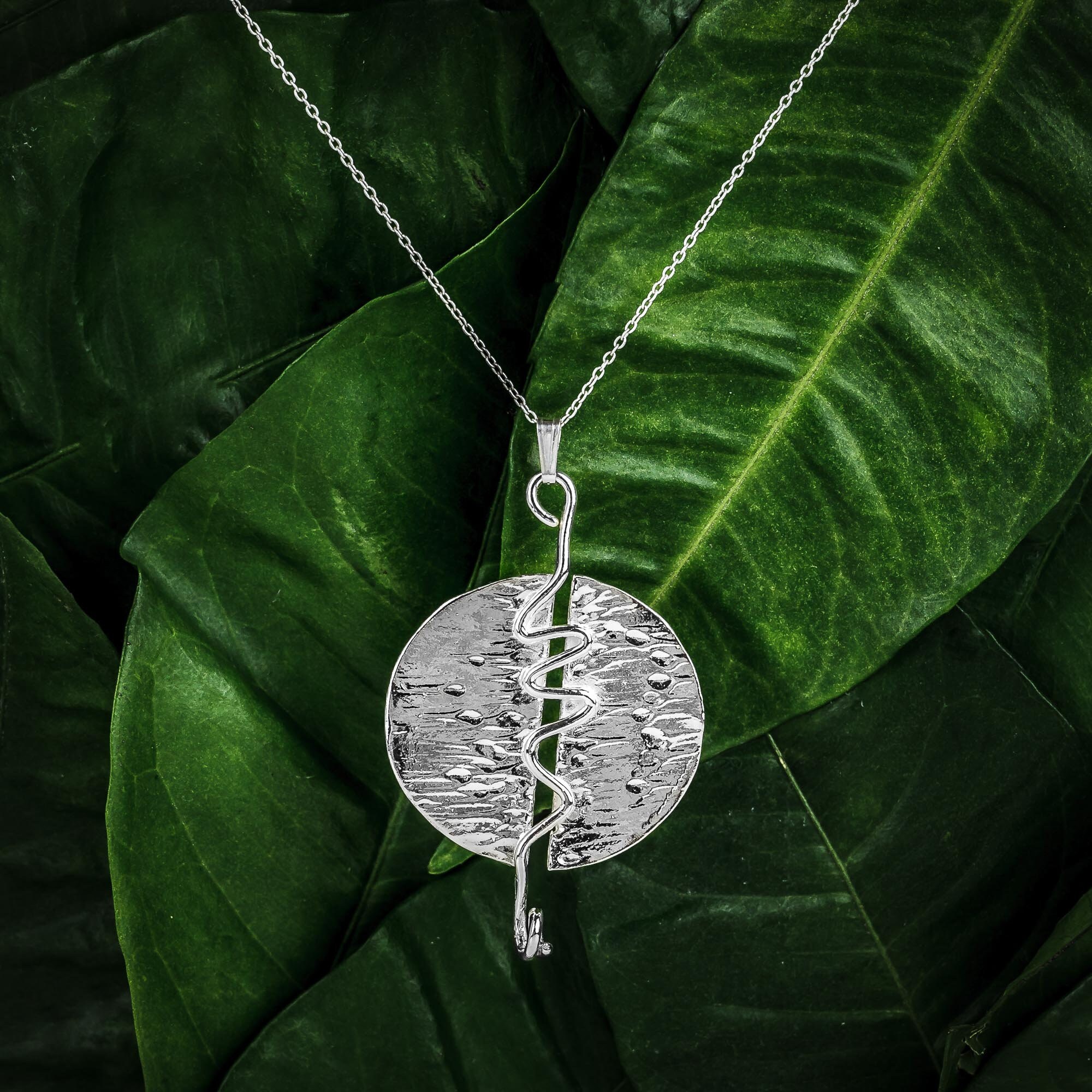 Hand-crafted Sterling Silver Pendant Made in Seville Spain