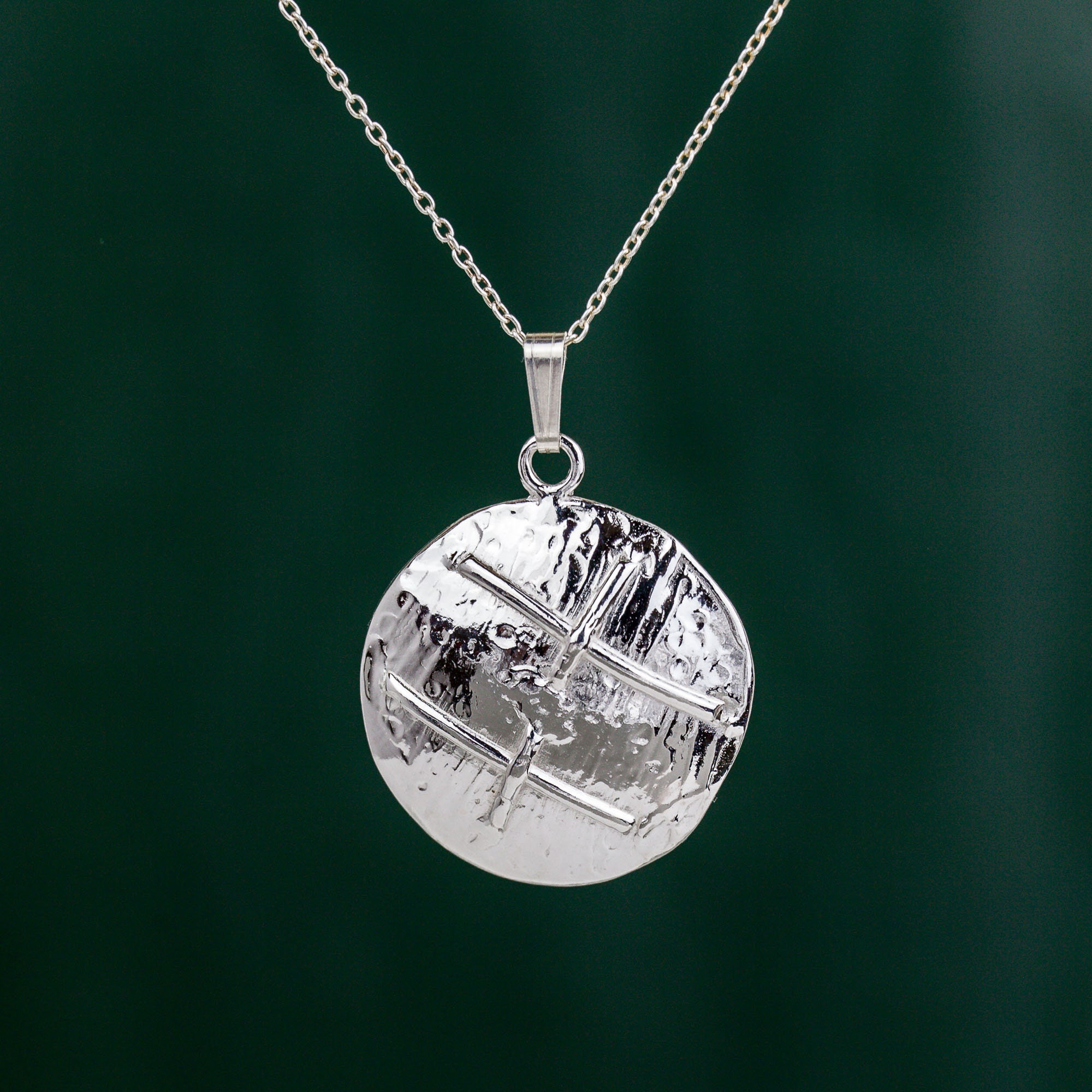Hand Created Sterling Silver Pendant Made in Seville Spain