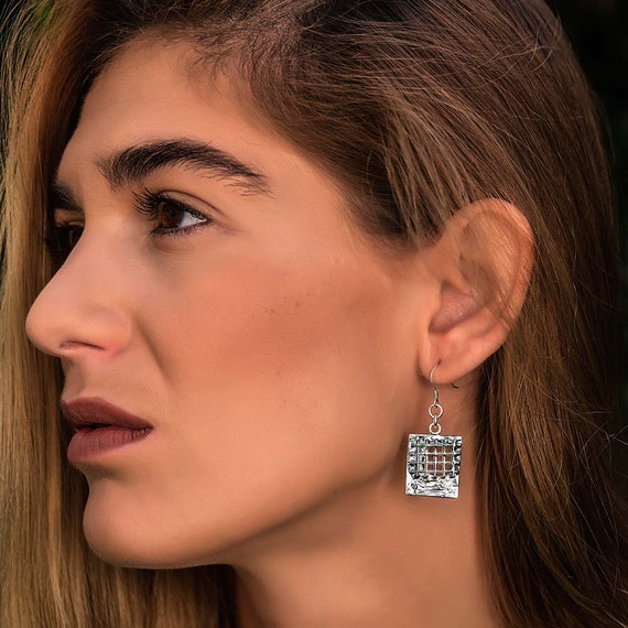 Hand-crafted Sterling Silver Earrings Made in Seville Spain