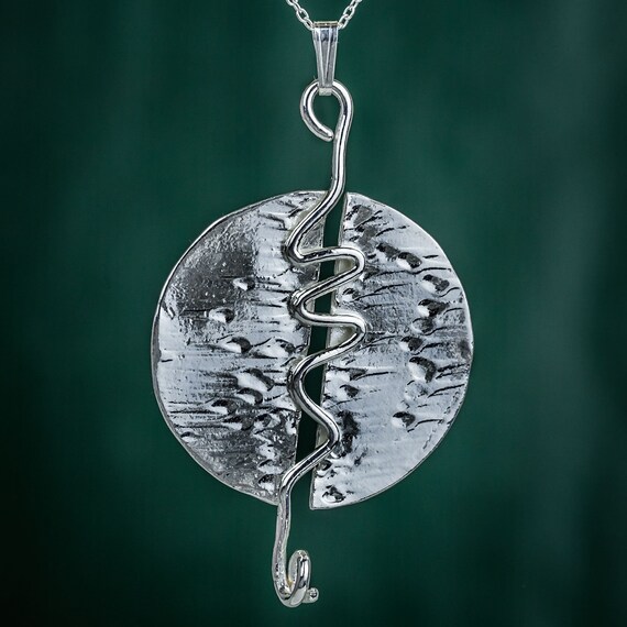 Hand-crafted Sterling Silver Pendant Made in Seville Spain