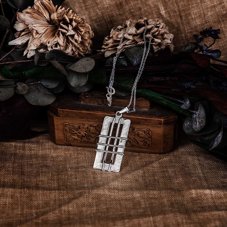 Hand-crafted sterling silver pendant made in Seville Spain