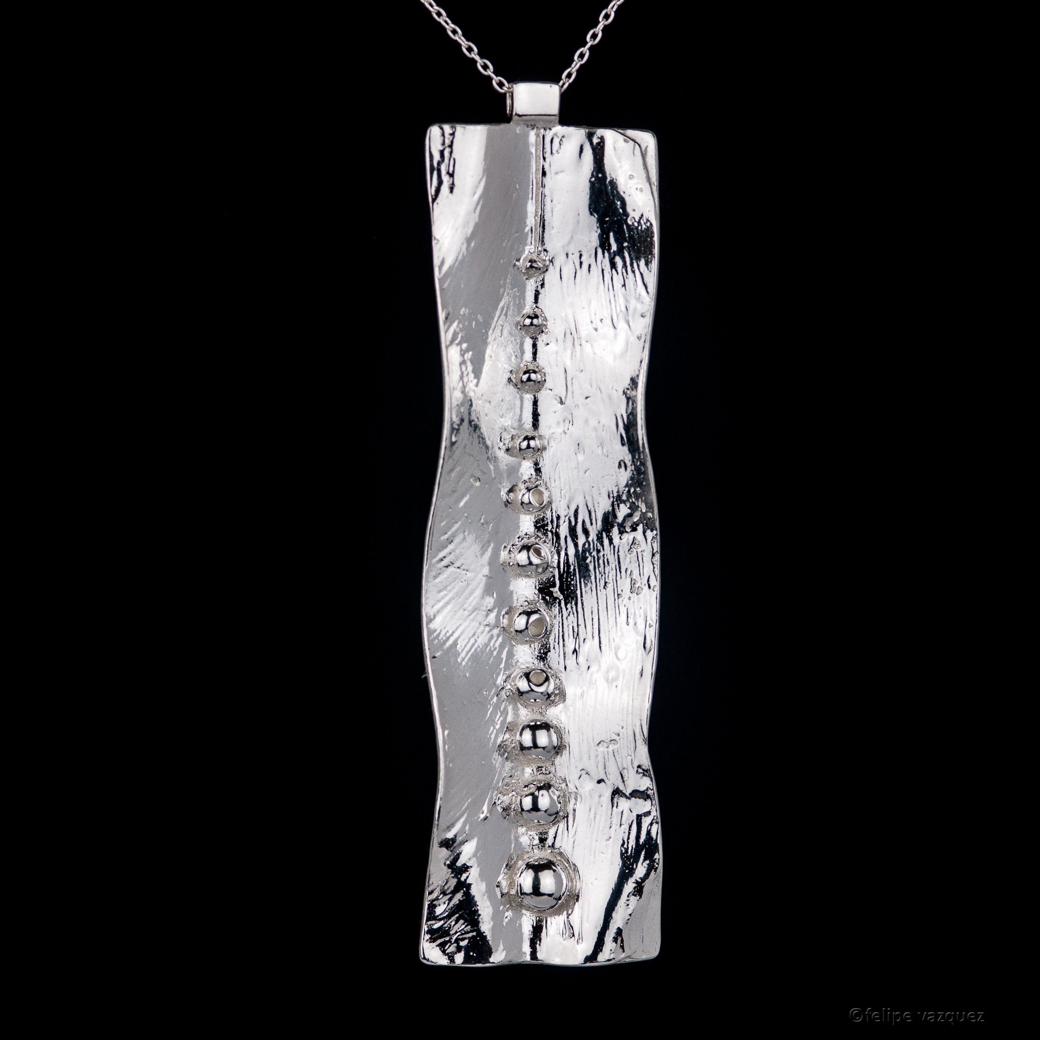 Hand-crafted Sterling Silver Pendant Made in Seville Spain