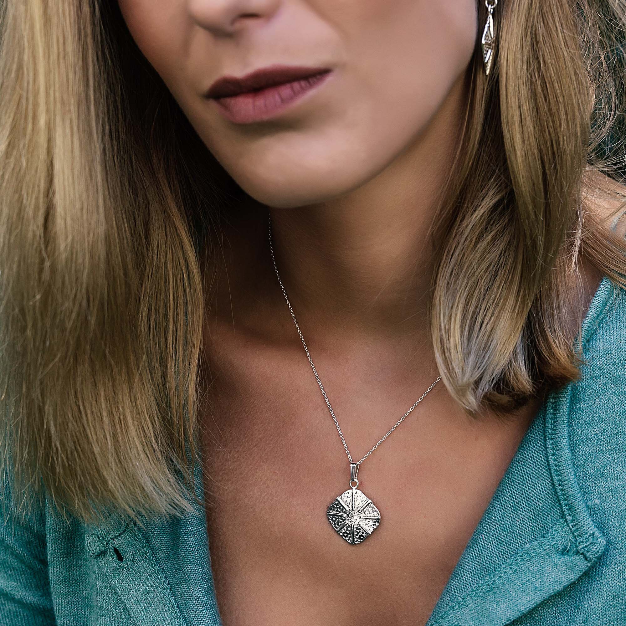 Hand-crafted Sterling Silver Pendant Made in Seville Spain