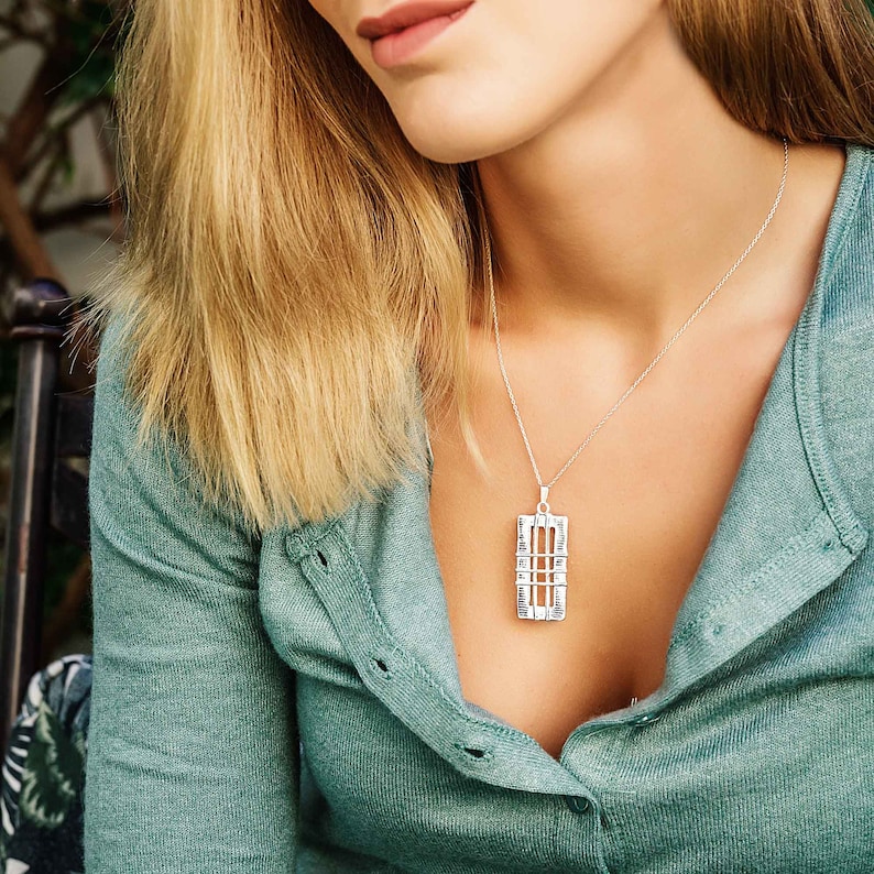 Hand-crafted sterling silver pendant made in Seville Spain