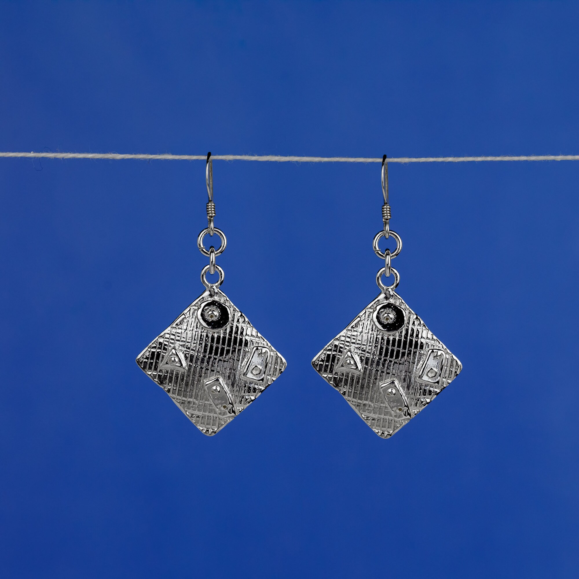 Hand-crafted Sterling Silver Earrings Made in Seville Spain