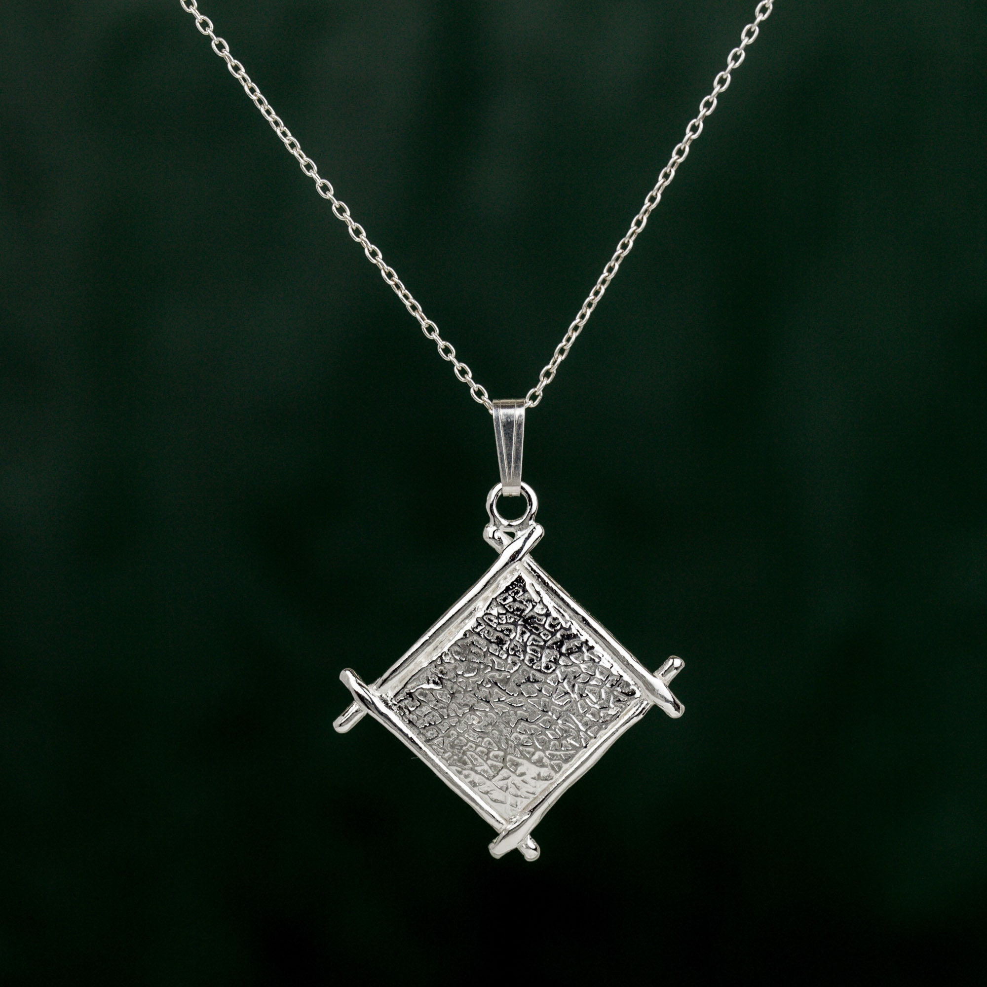 Hand-crafted Sterling Silver Pendant Made in Seville Spain