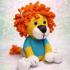 Crochet Lion Cub Amigurumi: Stein the Lion (PDF Pattern)