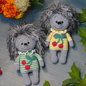 Pattern- Amigurumi hedgehog- PDF crochet pattern in English