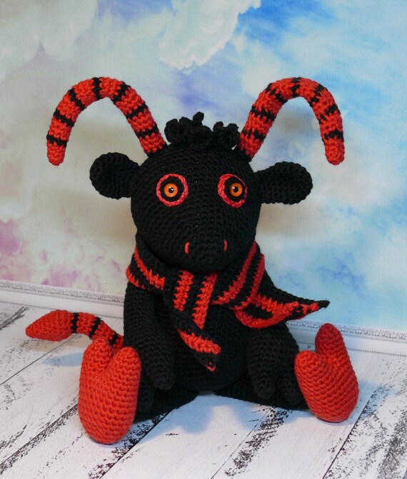 satan goat plush