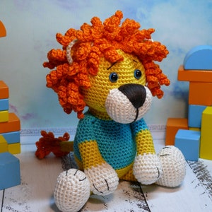 PATTERN: amigurumi  lion Stein- Lion crochet pattern in English- Instant download- amigurumi lion PDF