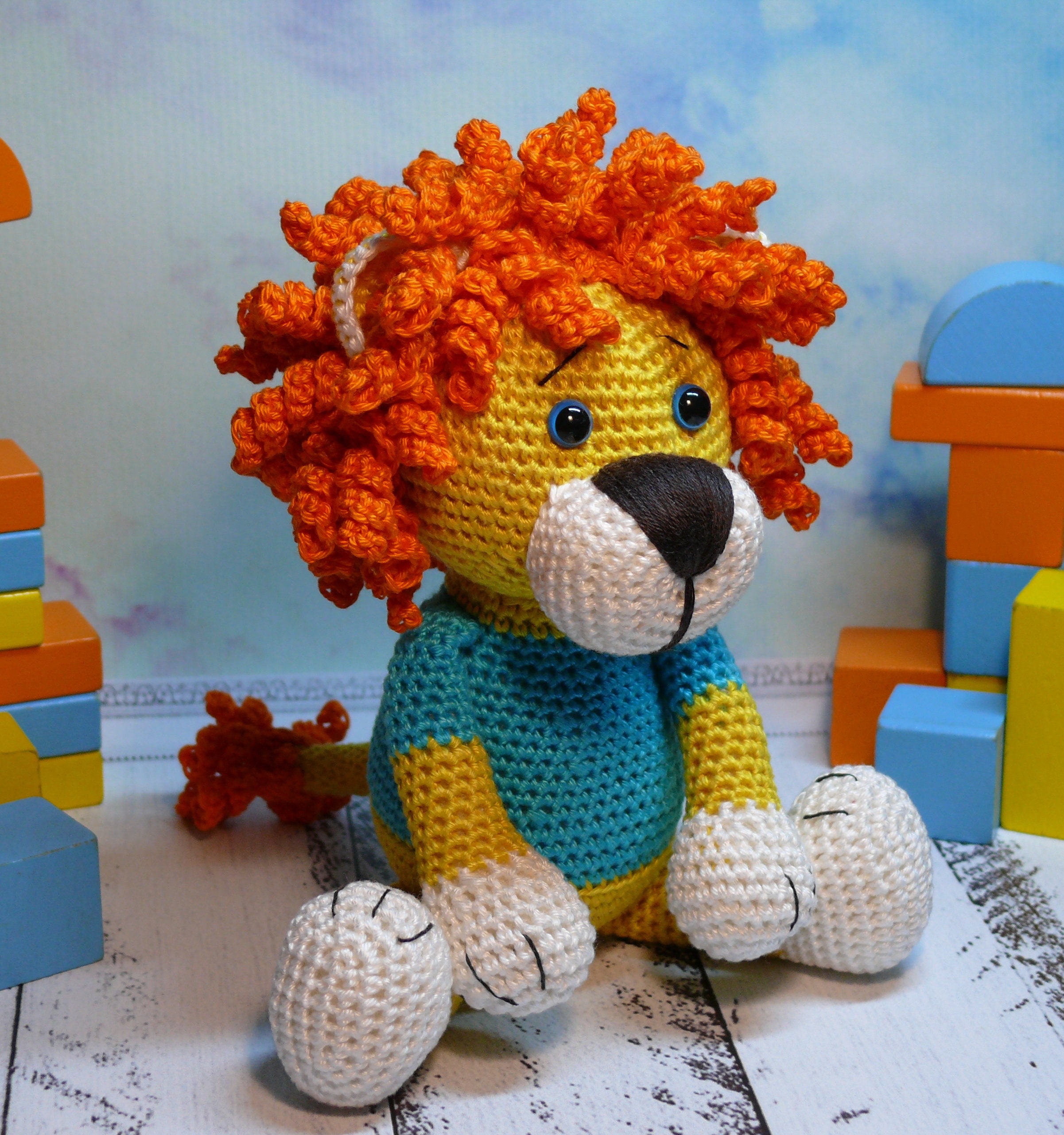 PATTERN Amigurumi Lion Stein Lion Crochet Pattern in Etsy Canada