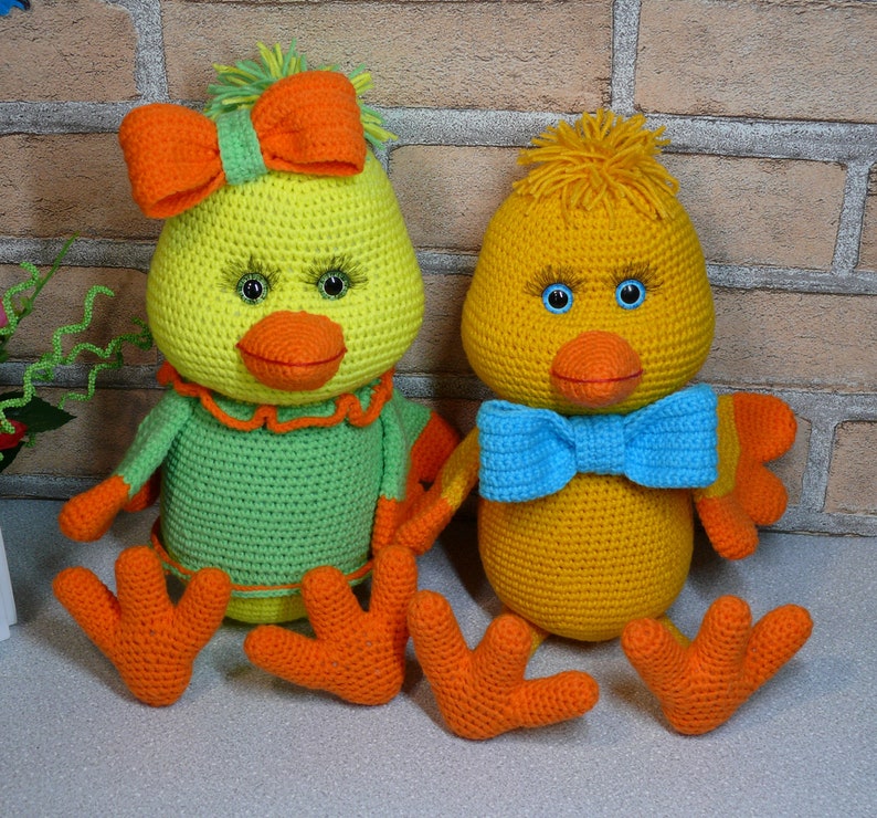 Pattern Amigurumi Duckling/chick Easter Chick PDF Duckling Etsy