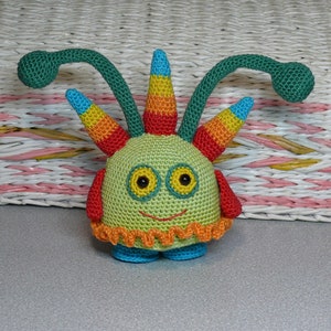 PATTERN: Funny monster - Amigurumi pattern- Crochet pattern monster in English- PDF pattern-