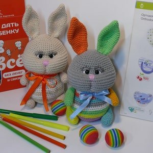 Amigurumi pattern rabbit- Tishka rabbit PDF- Tishka bunny pattern in English- crochet bunny pattern pdf