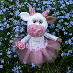Pattern Crochet cow/ Amigurumi crochet pattern/ pdf in English