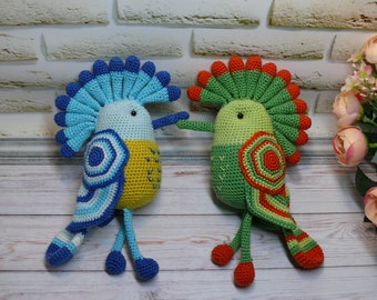 Pattern: Amigurumi bird- PDF crochet pattern in English
