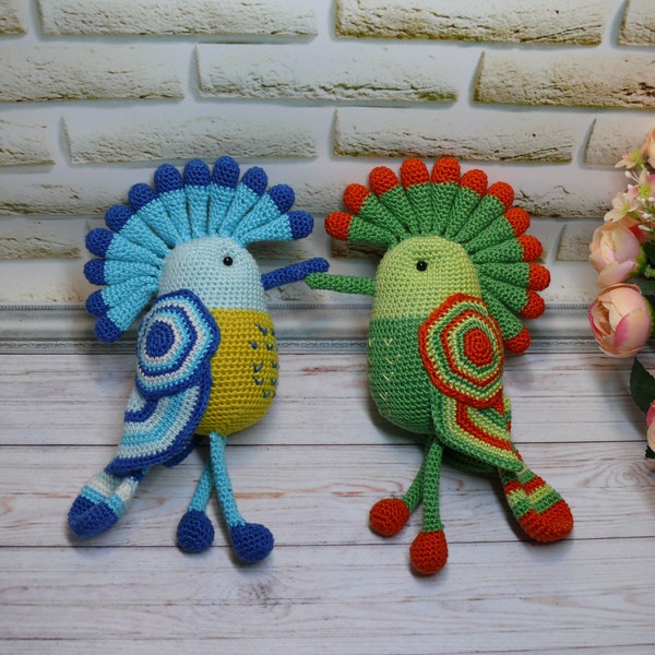 Pattern: Amigurumi bird- PDF crochet pattern in English