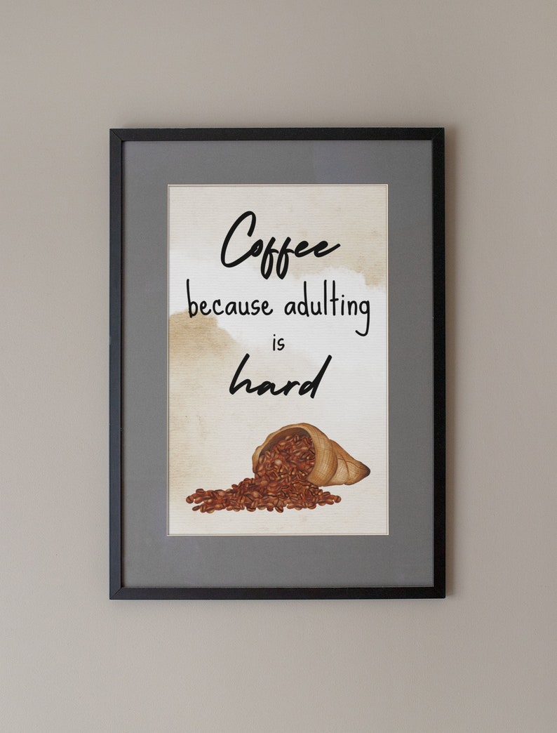 Printable Bar Wall Art for Coffee Lovers Coffee Digital Etsy