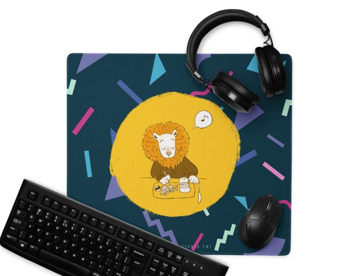 SketchBakery, cute gaming mouse pad cute, cottagecore, aesthetic, Desk Mat, Mouse Pad, Deskmat, Mousepad, Gaming