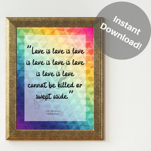 Love is love lin manuel best sale