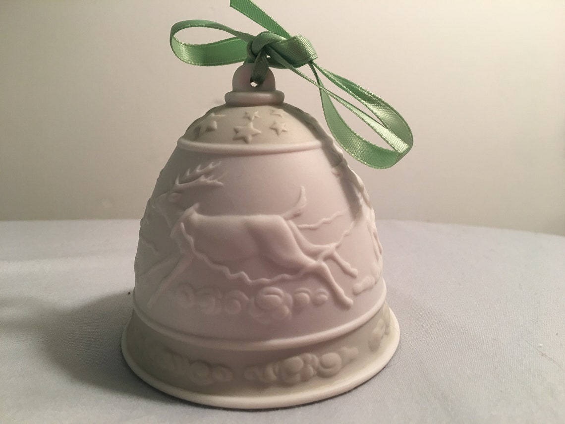 1988 Lladro Christmas Bell With Box and Certificate Etsy