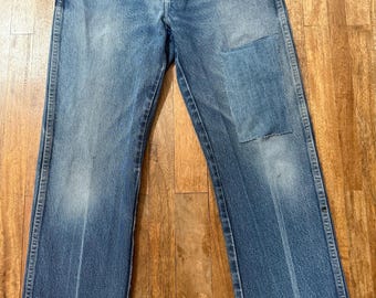 Vintage Patched Rustler Jeans 32/30