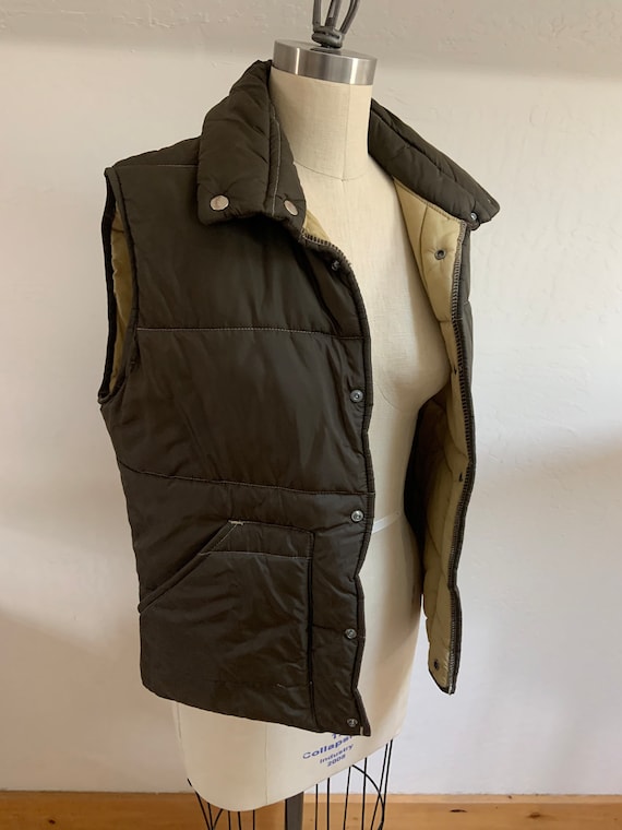 vintage 1980s puffy vest - Gem