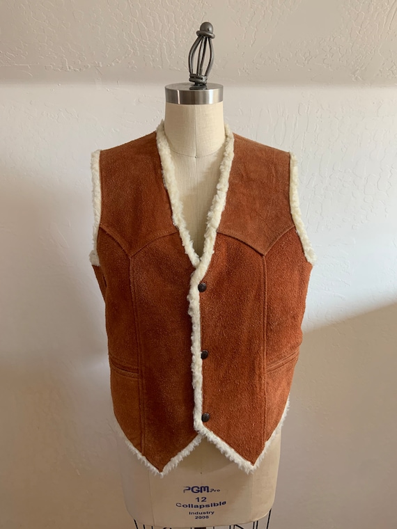 Suede clearance sherpa vest